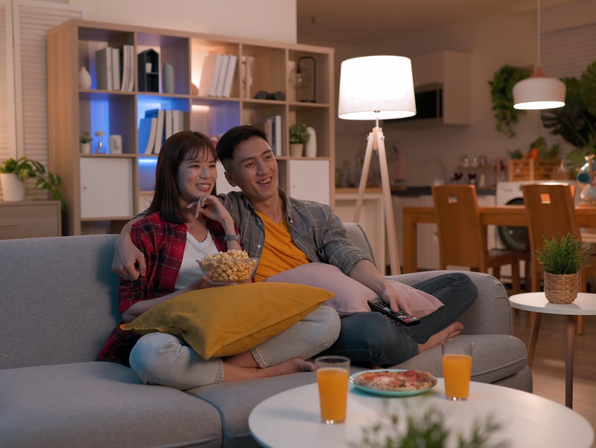 Picture of people watching TV