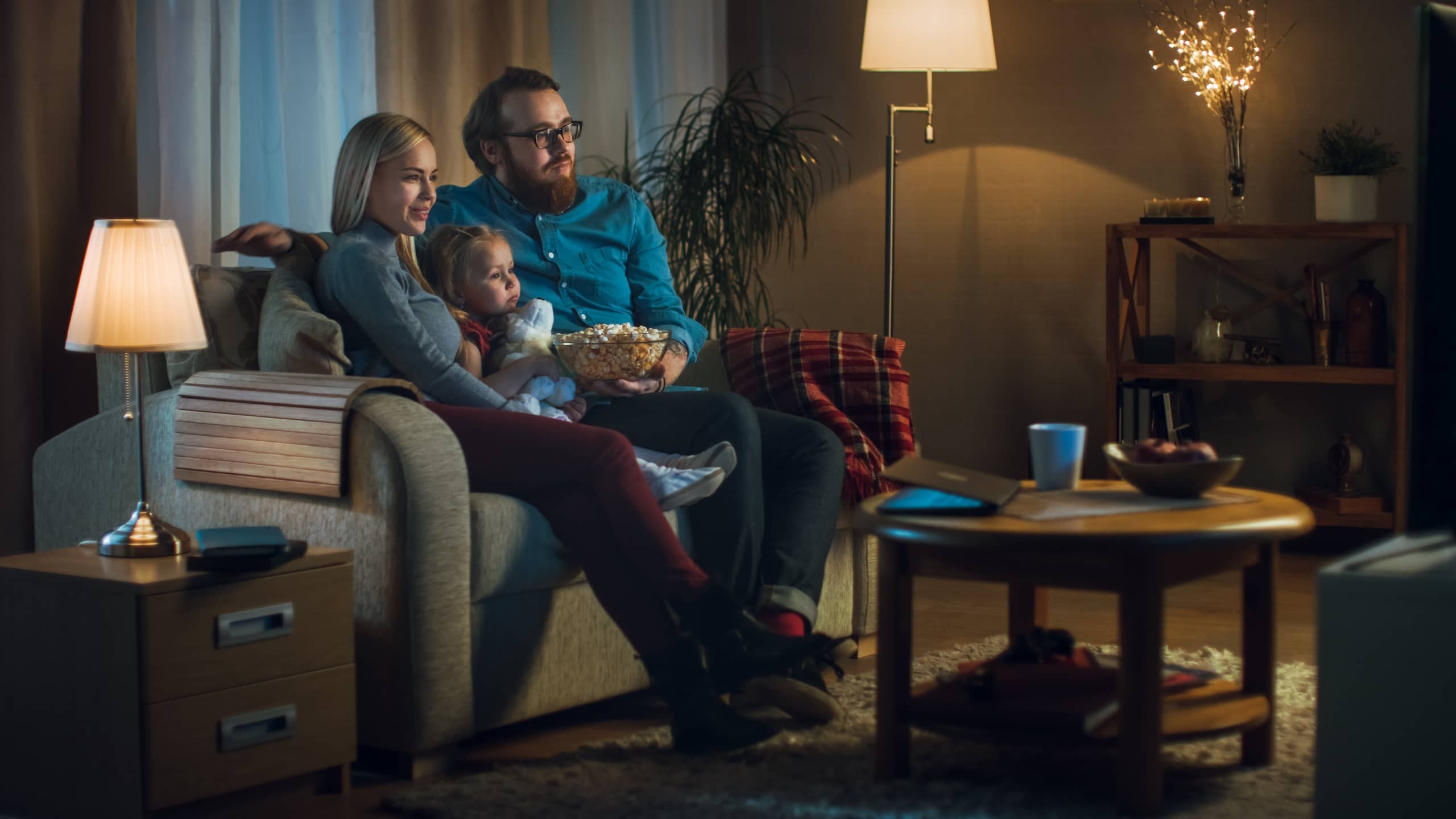 Picture of people watching TV