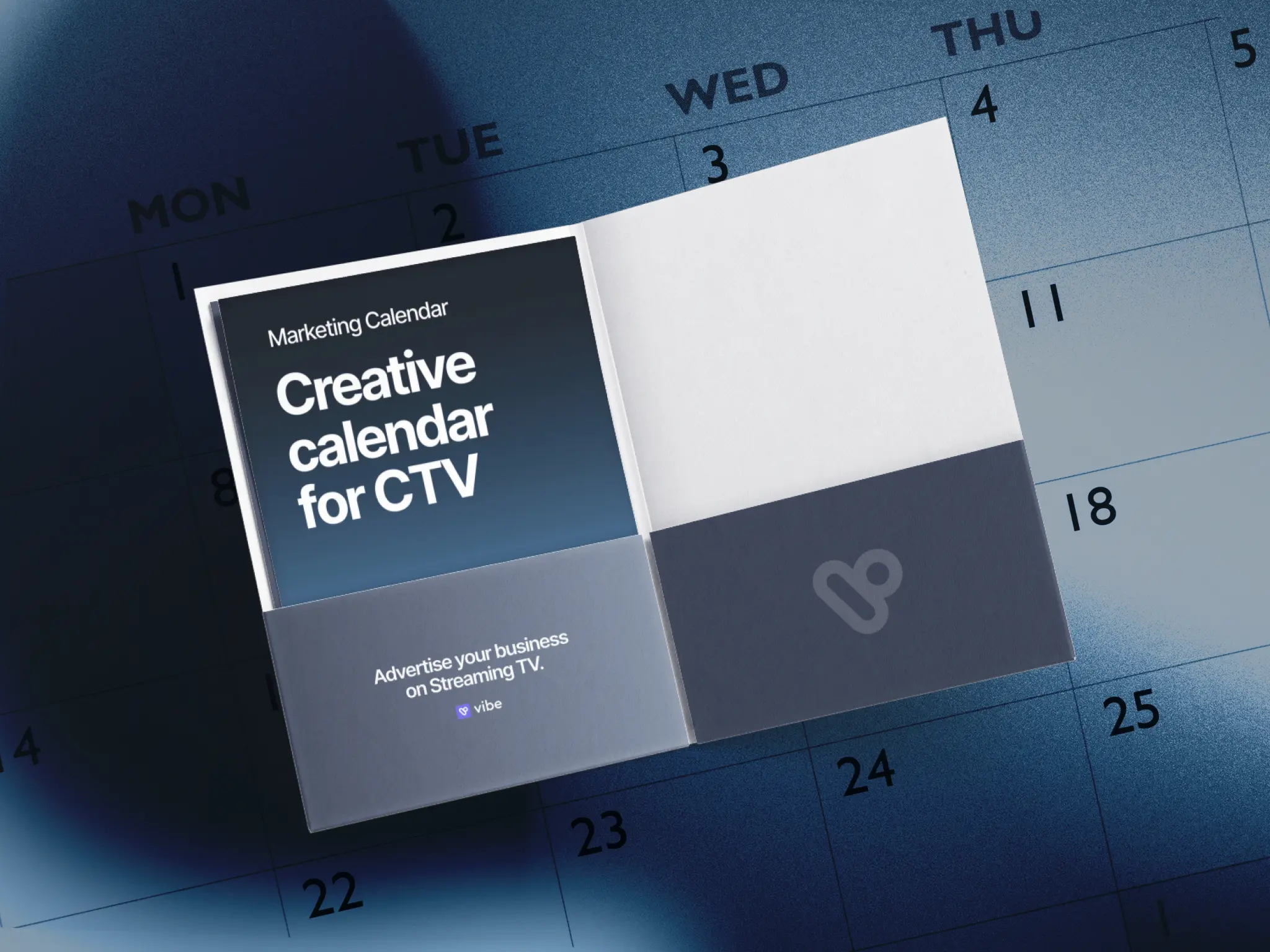Creative calendar for CTV